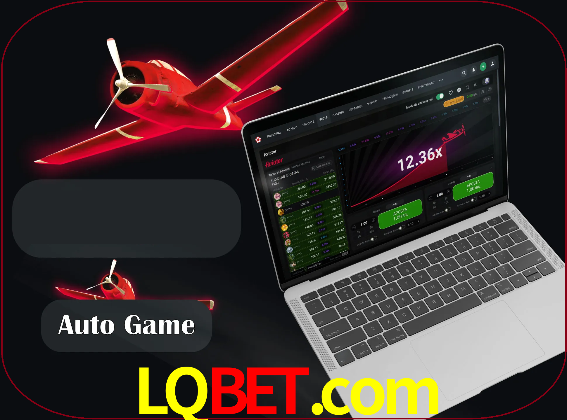 No modo automático, os jogos apostam e sacam seu dinheiro automaticamente.