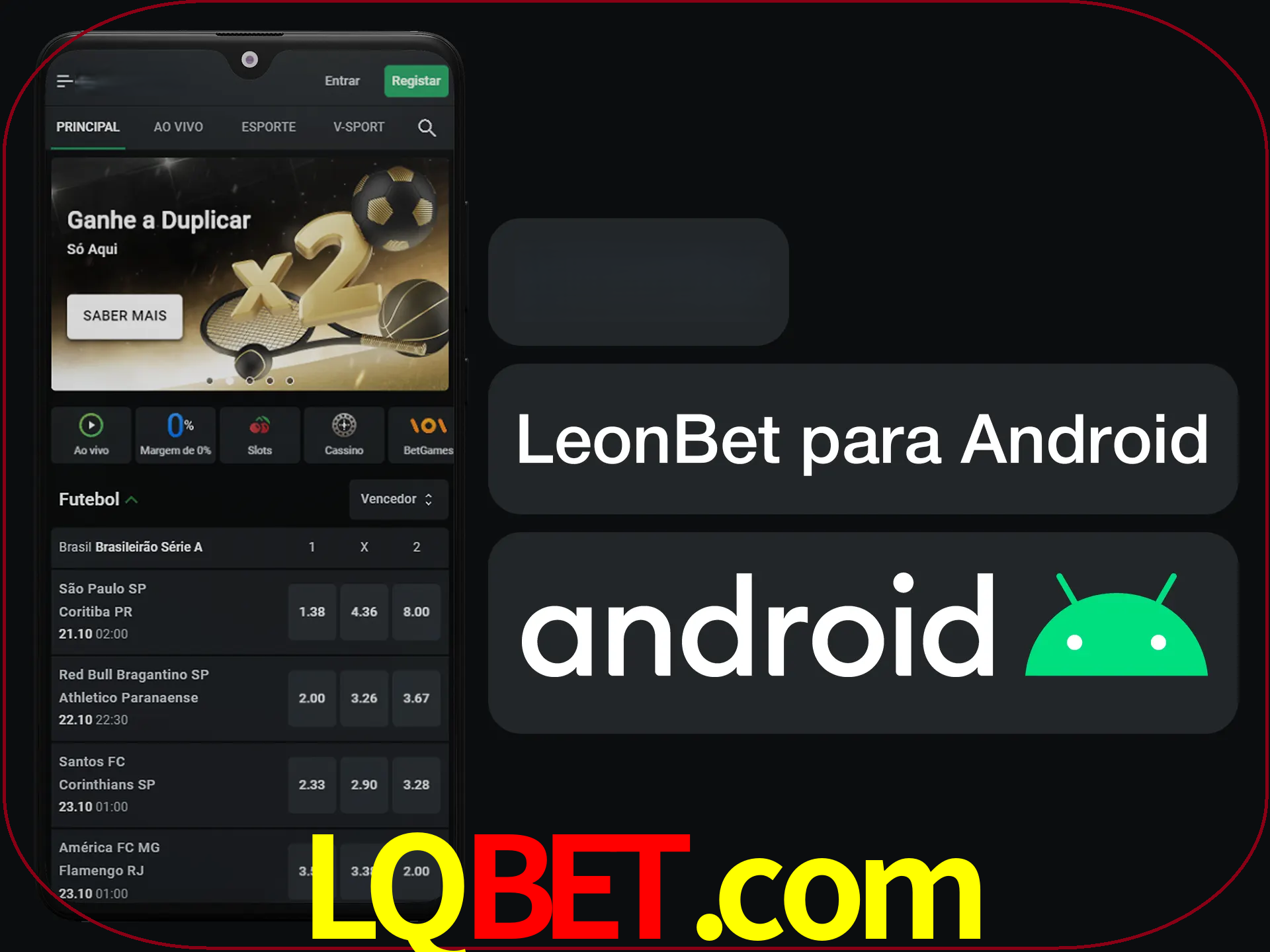 Adquira sua versão poket de LeonBet.
